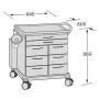 Anesthesietrolley model 260.0390.0 Anesthesietrolley (model 260.0390.0)